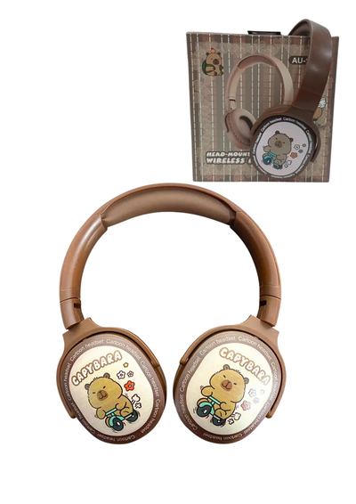 Auriculares Vincha Bluetooth Capibara 