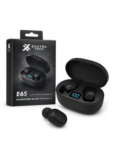 Auriculares Bluetooth 5.3 E6s Con Display Led