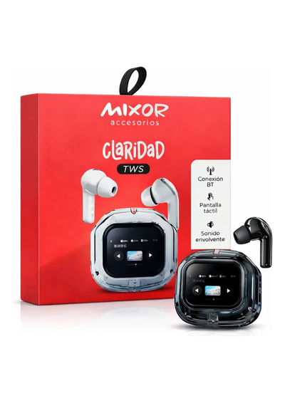 Auriculares Bt Con Pantalla Mixor Claridad Tws 