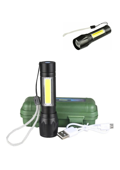 LINTERNA DE MANO LED FAROL CARGA USB DOMESTICO ALTA POTENCIA 