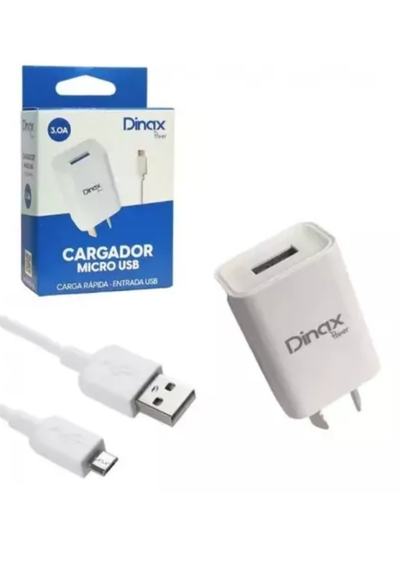 CARGADOR MICRO USB 3.0 AMP DINAX
