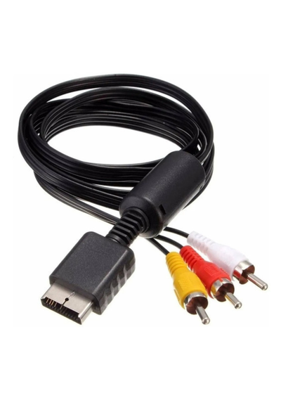 CABLE DE AUDIO Y VIDEO RCA A TV PARA PLAY STATION PS1 PS2 PS3