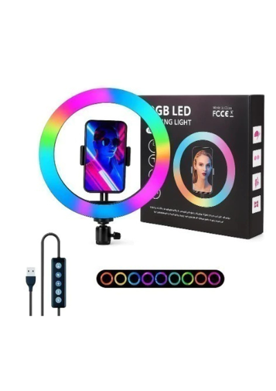 ARO LED 10" 26CM RGB SIN TRIPODE