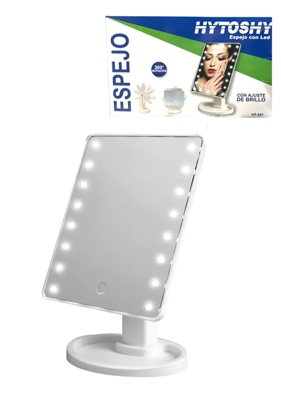 ESPEJO CON LUZ LED RECTANGULAR