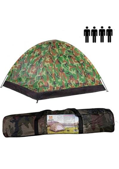 Carpa Camuflada 4 Personas Iglu 2X2X1.35