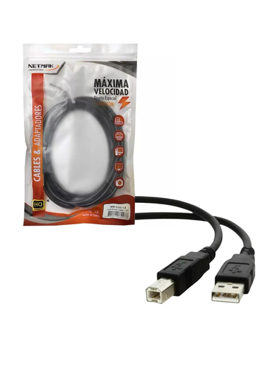 Cable para impresora NETMAK 1.8m