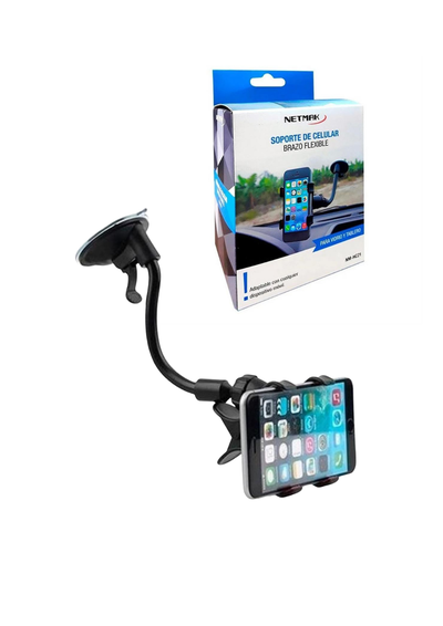 Soporte para celular brazo flexible Netmak