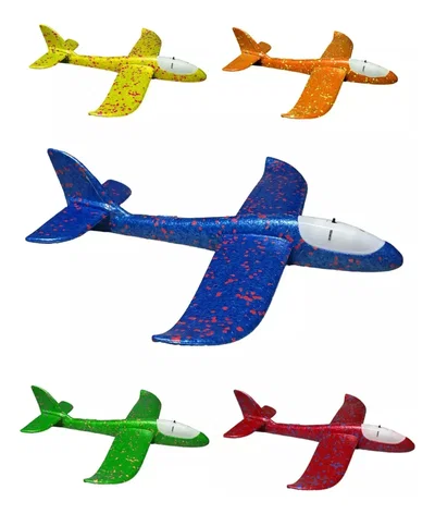 Avion planeador con luz 