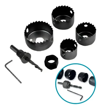 MECHAS COPA PARA MADERA, YESO Y PLASTICO KIT 6 PIEZAS