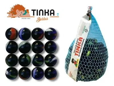 Bolitas Canicas de Vidrio onix x100u (10% Dcto. x 6u.)