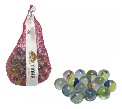 Bolitas Canicas de Vidrio vergel x100u (10% Dcto. x 6u.)