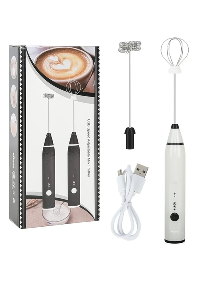 Batidor De Cafe - Leche Espumador Inalambrico 2 /1 Recargable