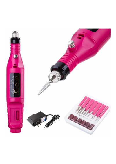 TORNO ELÉCTRICO PROFESIONAL MANICURA PEDICURA UÑAS ESCULPIDA