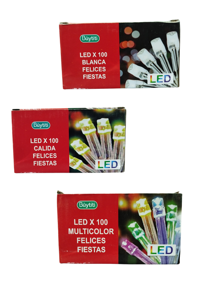 LUZ LED GUIRNALDAS 100 LED 