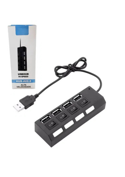 HUB MULTIPLICADOR USB DE 4 PUERTOS USB 2.0