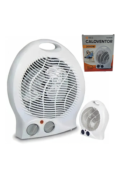 CALOVENTOR TURBO 3 NIVELES 1000W/2000W CON TERMOSTATO