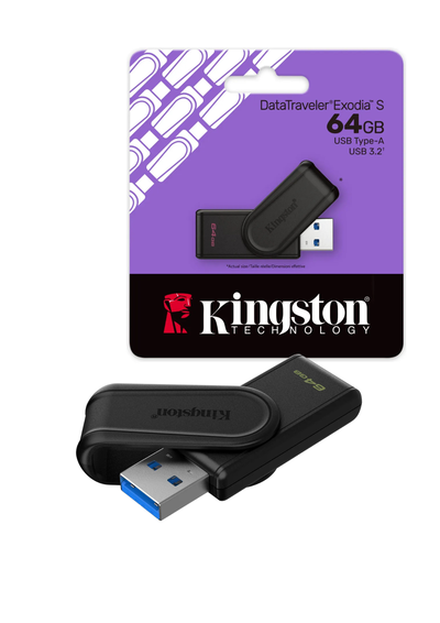 Pendrive Kingston 64gb 3.2