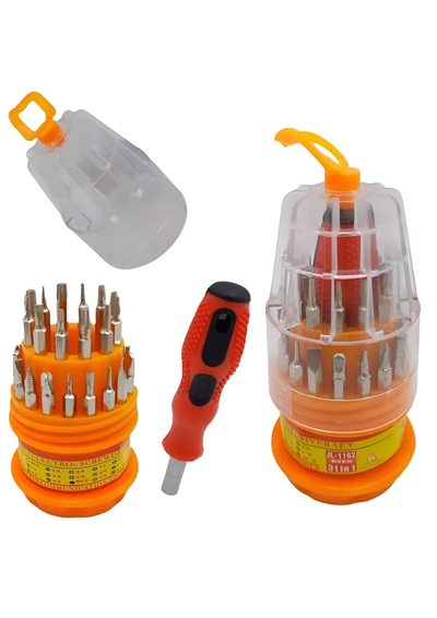 KIT DESTORNILLADOR 31 PUNTAS INTERCAMBIABLES