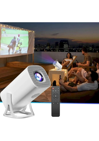 Proyector ANDROID 1080p Wifi Sistema Giratorio 180°