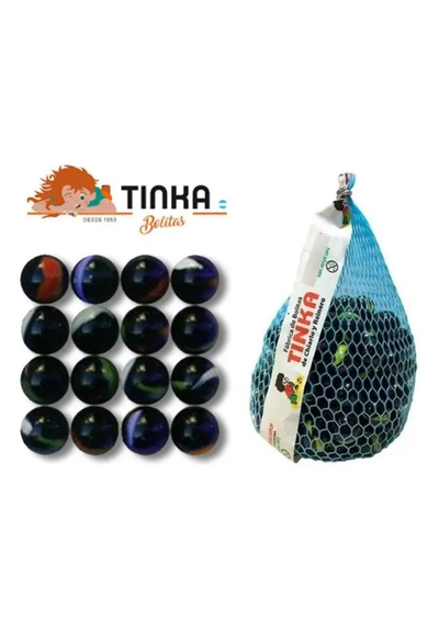 Bolitas Canicas de Vidrio onix x100u (10% Dcto. x 6u.)