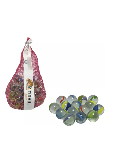Bolitas Canicas de Vidrio vergel x100u (10% Dcto. x 6u.)