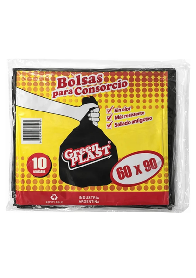 Bolsas de Residuo 60x90 Negra x10u
