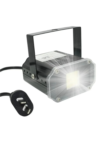 Flash Led Blanco Frio Fiesta Audioritmico Regulable 220v