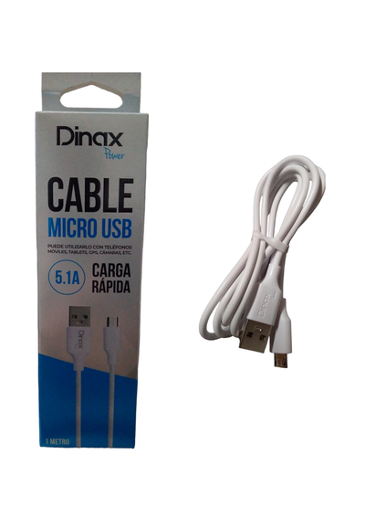 CABLE USB CARGA RÁPIDA Y DATOS 5.1 A dinax