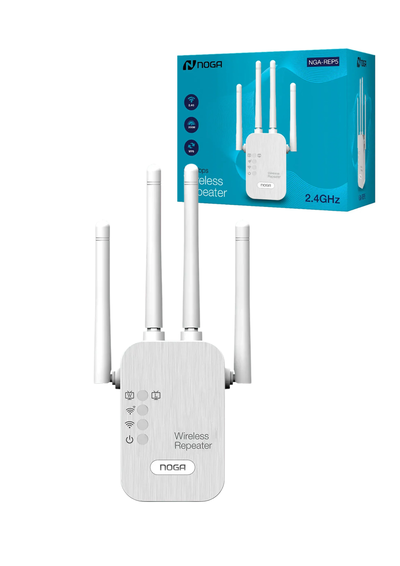 Extensor, Repetidor WiFi Noga NGA-REP5 - 4 antenas 2.4GHz