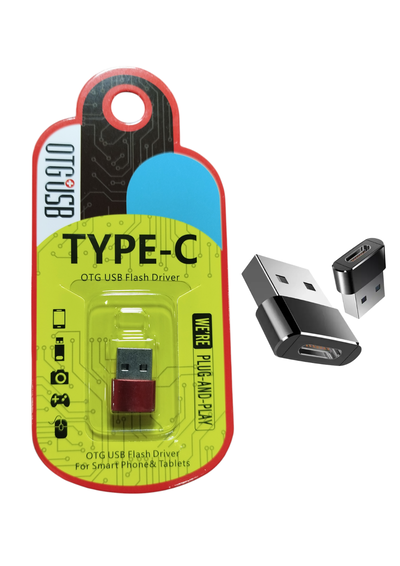 ADAPTADOR OTG TIPO C HEMBRA A USB MACHO