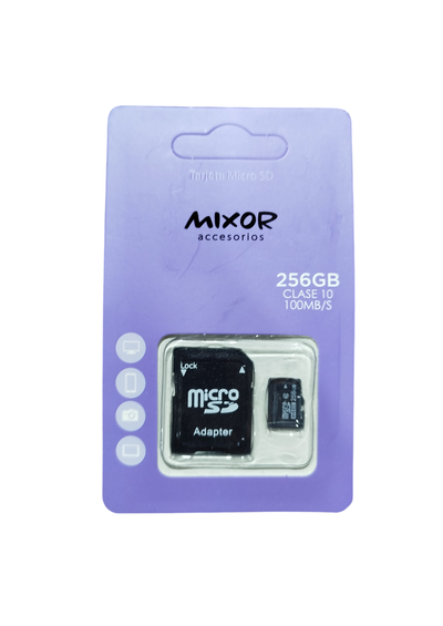 TARJETA DE MEMORIA MICRO SD MIXOR 256GB