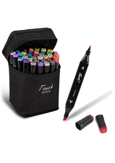 Marcadores Colores Doble Punta x36u