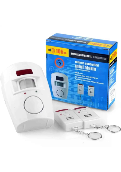 ALARMA INALÁMBRICA SENSOR MOVIMIENTO SIRENA CONTROL