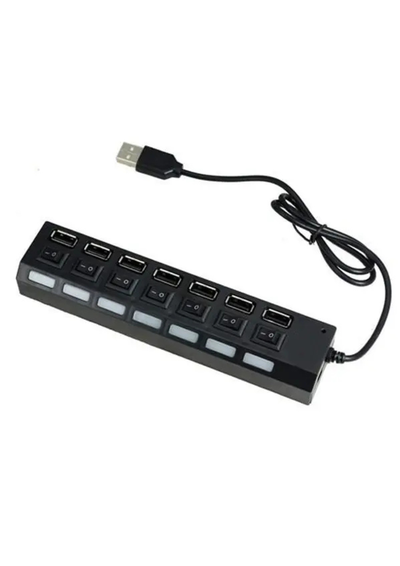 HUB MULTIPLICADOR USB DE 7 PUERTOS USB 2.0