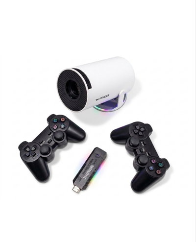 Consola de juegos con proyector hd + de 35 mil juegos 