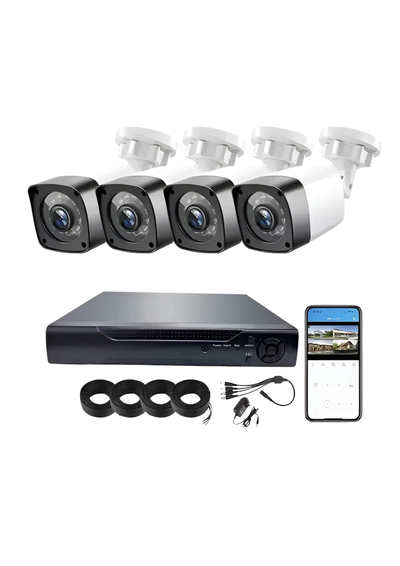 kit 4 camaras de seguridad