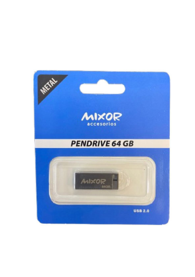 Pendrive Metalico 64gb Mini