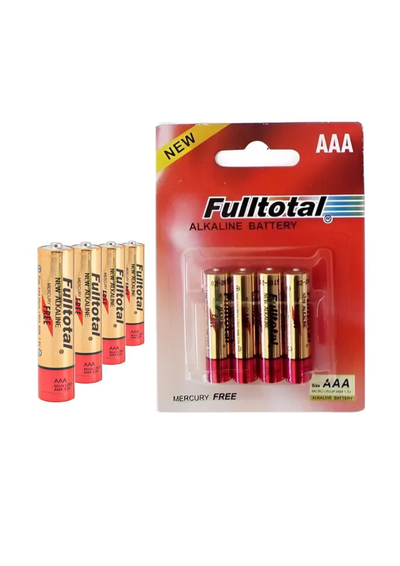 Pilas triple A Fulltotal Alcalinas x4u