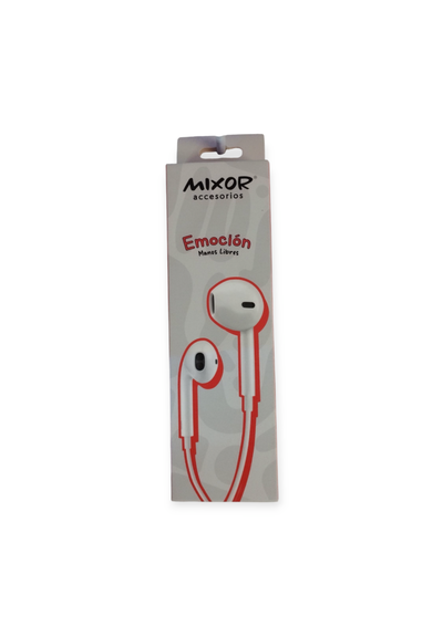 Auriculares Manos Libres - Mixor Emoción