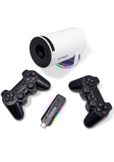 Consola de juegos con proyector hd + de 35 mil juegos 