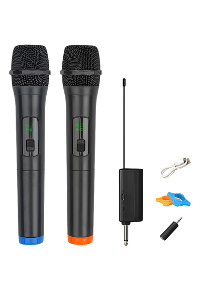 Micrófono Inalámbrico Doble Profesional Karaoke