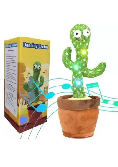 Cactus Bailarin Tiktok Juguete Baila Canta Repite Voz ( 10% Dcto. x 6u )