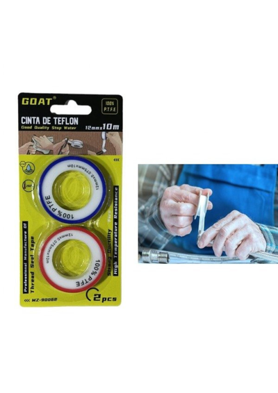 CINTA DE TEFLON 12MM 10M  x2u