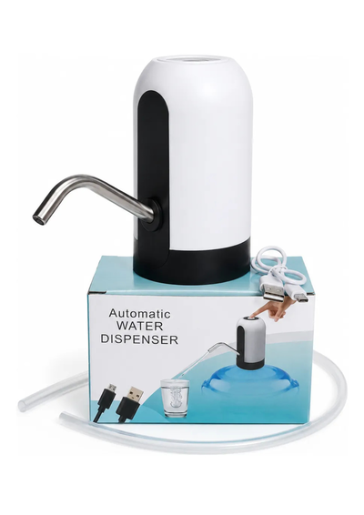 DISPENSER BOMBA DE AGUA BIDON AUTOMATICO USB RECARGABLE