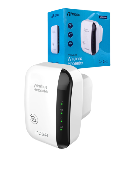 extensor Repetidor de señal Wifi Noga 300mbps
