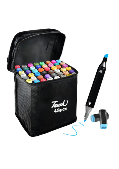 Marcadores Colores Doble Punta x48u