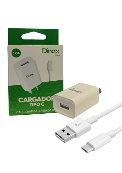 CARGADOR TIPO C 3.0 AMP DINAX
