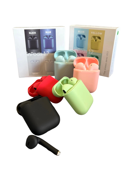 Auriculares Bluetooth  I12 Colores