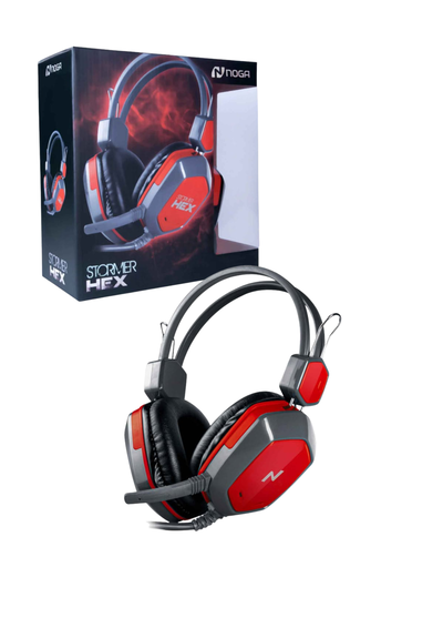 AURICULARES GAMER MICROFONO PC NOGA STORMER hex