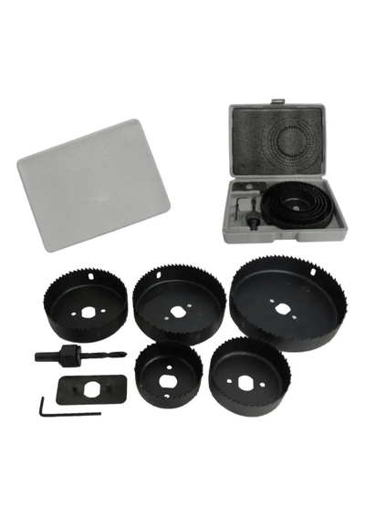 MECHAS COPA PARA MADERA, YESO Y PLASTICO KIT 8 PIEZAS